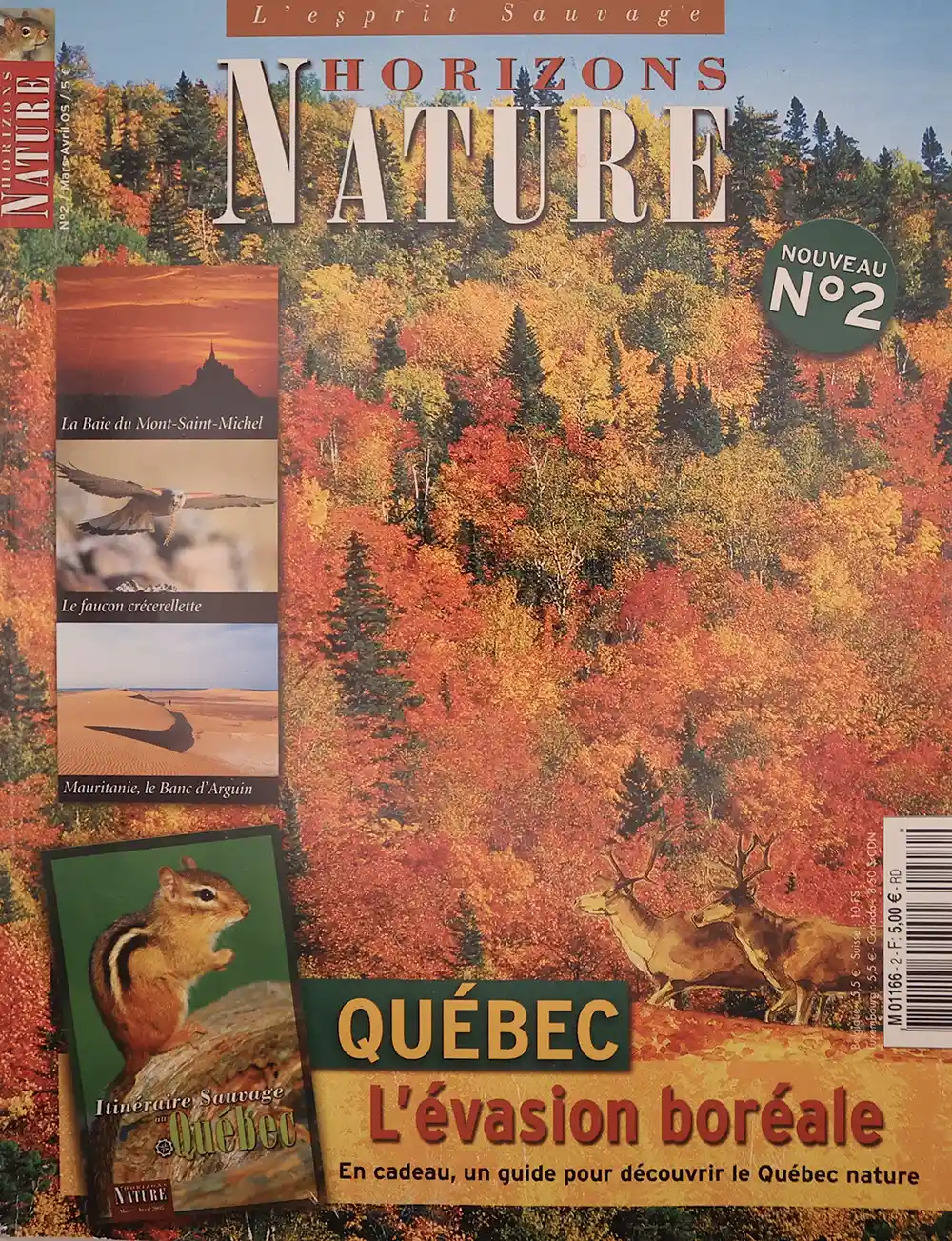 couverture magazine Horizons Nature 02 mars avril 2005