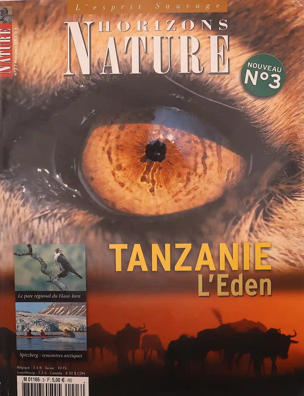 couverture magazine Horizons Nature 03 mai juin 2005