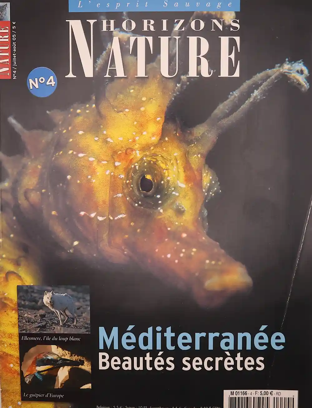couverture magazine Horizons Nature 04 juillet aout 2005