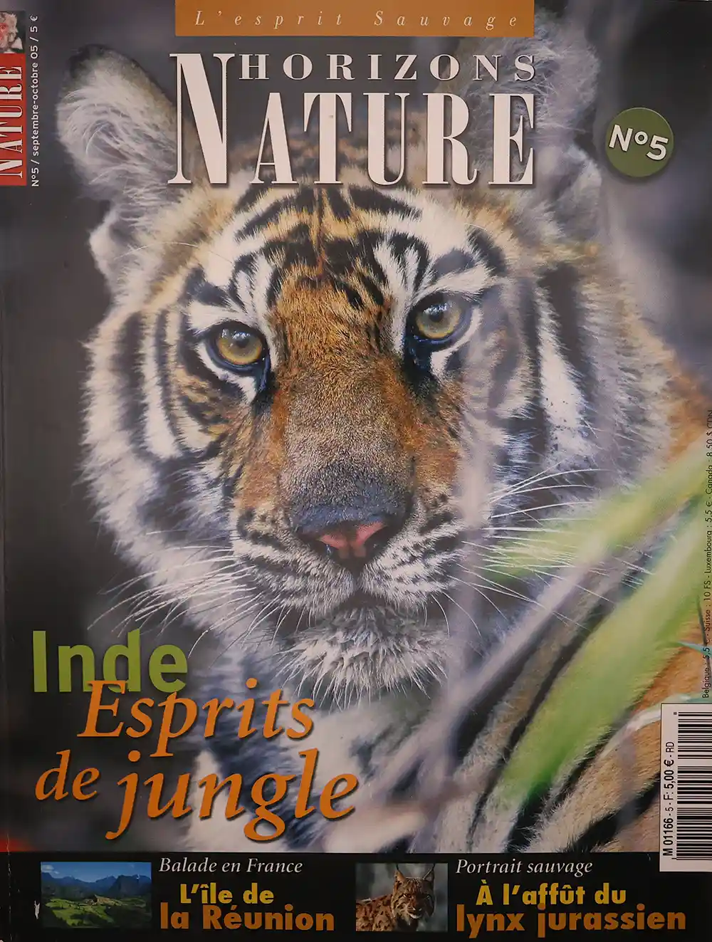 couverture magazine Horizons Nature 05 septembre octobre 2005