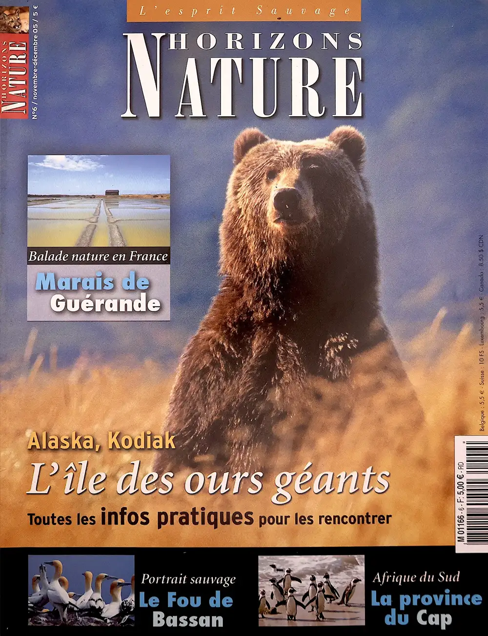 couverture magazine Horizons Nature nov dec